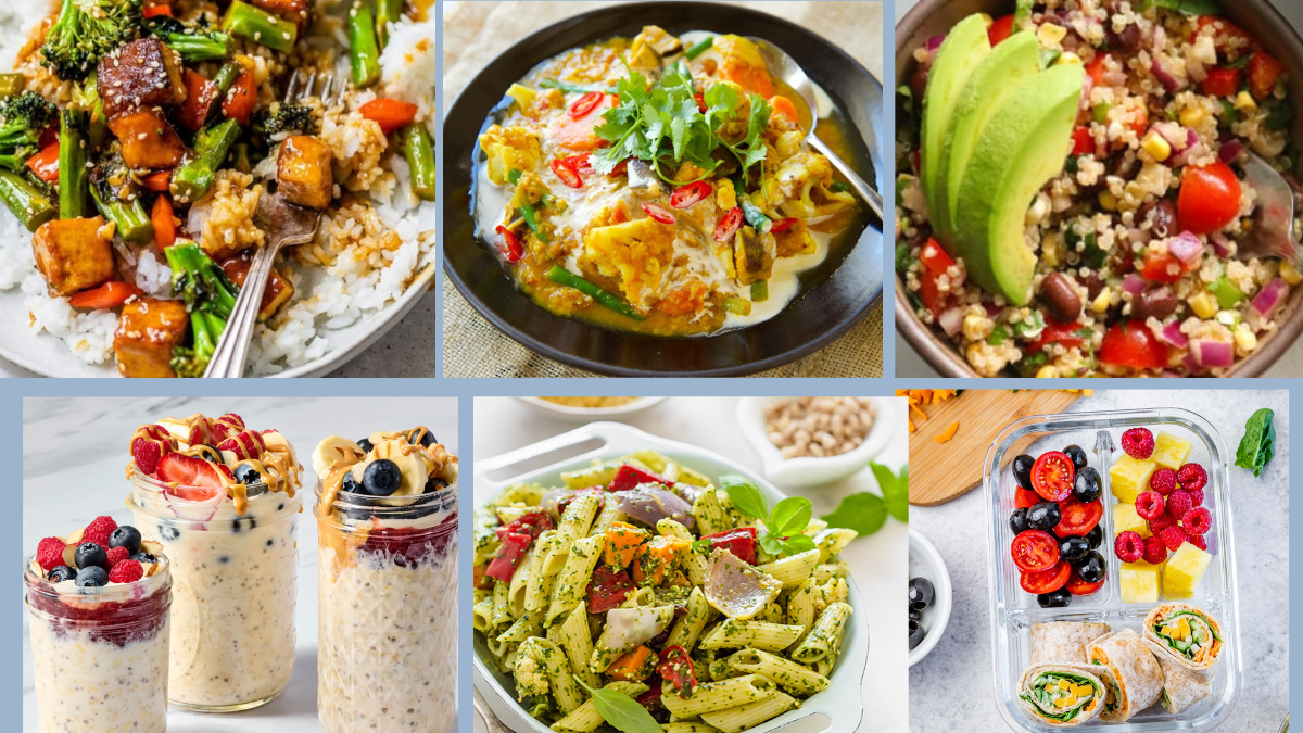 7 Easy Meal Prep Ideas for the Entire Week (No Eggs, No Meat) 🍲