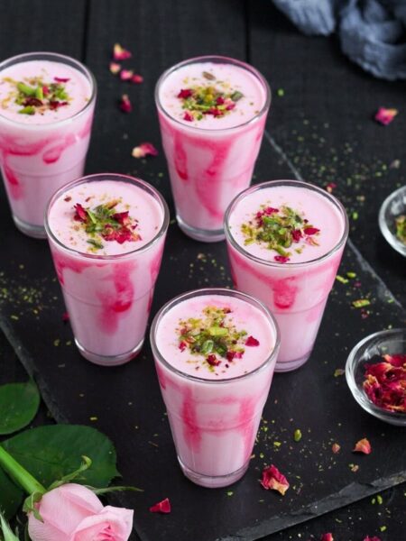 Rose Lassi Recipe For A Fragrant & Cooling Summer Beverage